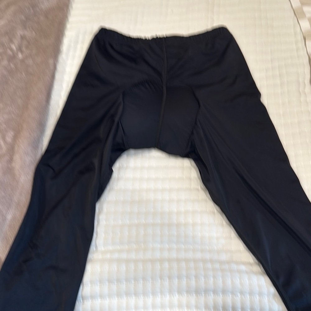 Black Cycling Pants